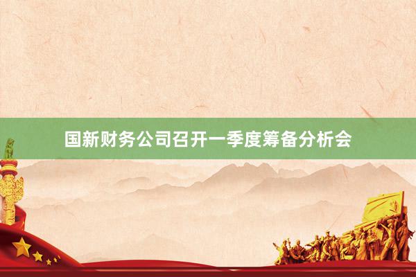 国新财务公司召开一季度筹备分析会